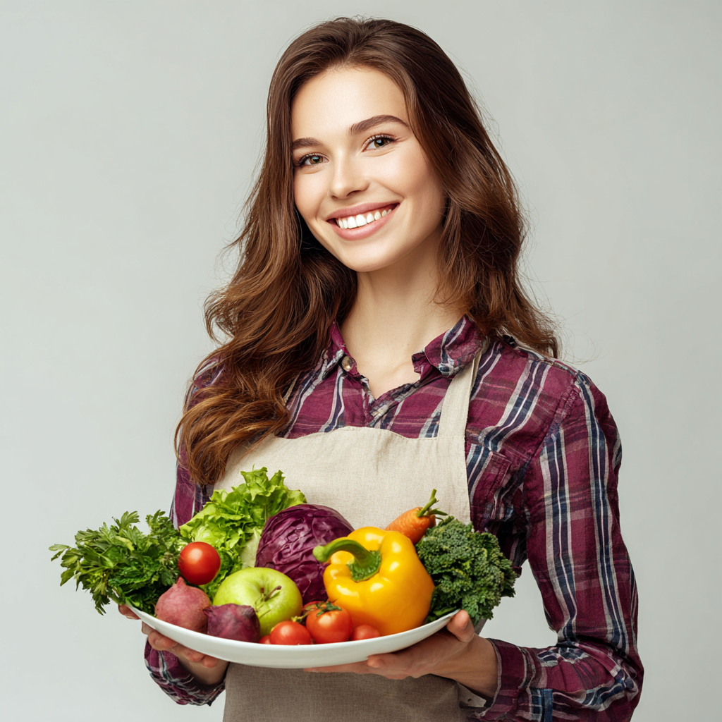 Команда молодих європейських спеціалістів у білих халатах з папками та планшетами, посміхаються та дивляться в камеру, професійне офісне середовище, реалістичний стиль